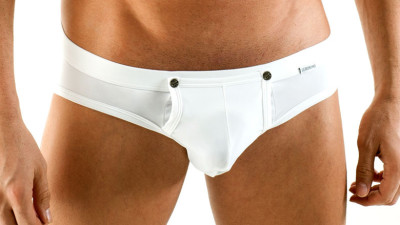 Geronimo mens underwear 1353s2 white brief