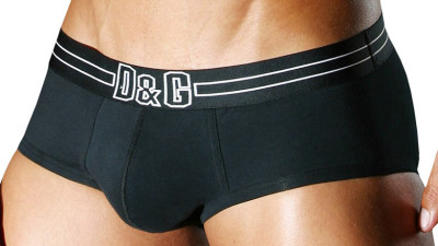 Mens underwear Dolce & Gabbana black mens boxer briefs