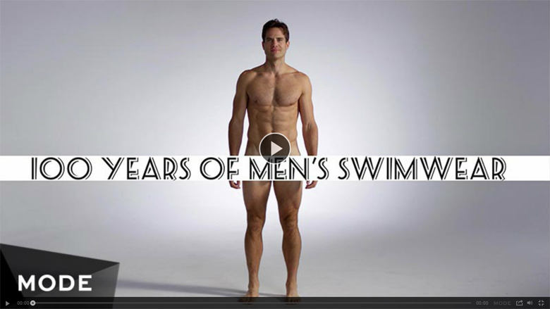100 years of fashion mens swimwear