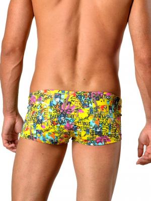 Geronimo Square Shorts, Item number: 1415b2 Yellow, Color: Multi, photo 5