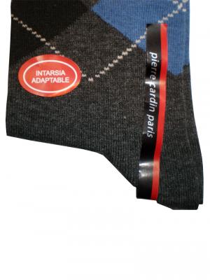 Pierre Cardin Argyle Socks, Item number: PC9-43-46 Dark Grey, Color: Multi, photo 2