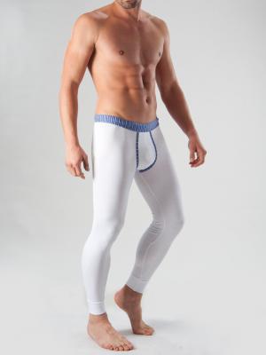 Geronimo Long Johns, Item number: 1265j6 White with Blue, Color: White, photo 3