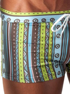 Geronimo Boxers, Item number: 1509b1 Turquoise Swim Trunk, Color: Blue, photo 3