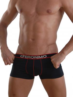 Geronimo Boxers, Item number: 958b2 Black with Red Thread, Color: Black, photo 3