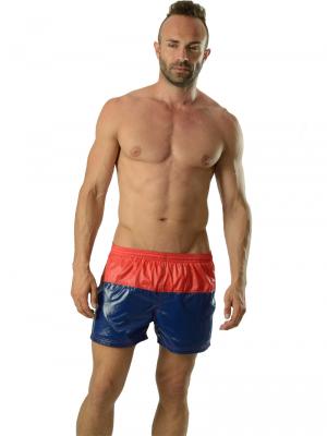 Geronimo Swim Shorts, Item number: 1606p1 Red Blue Swim Shorts, Color: Red, photo 2