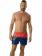 Geronimo Swim Shorts, Item number: 1606p1 Red Blue Swim Shorts, Color: Red, photo 2