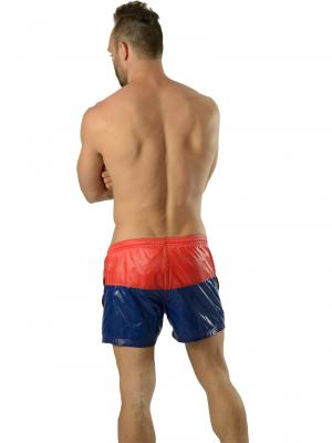 Geronimo Swim Shorts, Item number: 1606p1 Red Blue Swim Shorts, Color: Red, photo 5