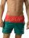 Geronimo Swim Shorts, Item number: 1606p1 Red Green Swim Short, Color: Green, photo 1