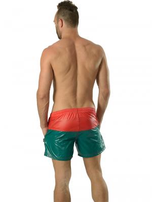 Geronimo Swim Shorts, Item number: 1606p1 Red Green Swim Short, Color: Green, photo 5