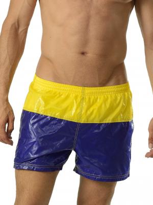 Geronimo Swim Shorts, Item number: 1606p1 Yellow Blue Swim Short, Color: Yellow, photo 1