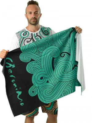 Geronimo Beach Towels, Item number: 1612x1 Green Beach Towel, Color: Green, photo 3