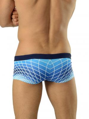 Geronimo Square Shorts, Item number: 1602b2 Blue Swim Hipster, Color: Blue, photo 4