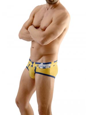 Geronimo Briefs, Item number: 1665s1 Yellow Men's Brief, Color: Yellow, photo 3