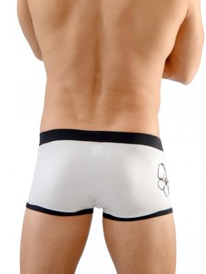 Geronimo Boxers, Item number: 1669b1 Orchid Boxer Briefs, Color: White, photo 3
