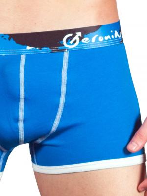 Geronimo Boxers, Item number: 1664b1 Blue Boxer Trunks, Color: Blue, photo 3