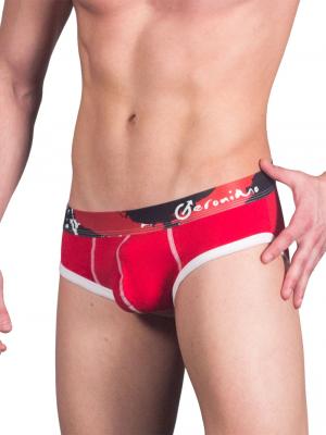 Geronimo Briefs, Item number: 1664s2 Red Brief for Men, Color: Red, photo 3