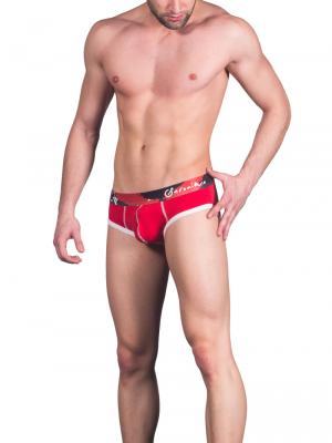 Geronimo Briefs, Item number: 1664s2 Red Brief for Men, Color: Red, photo 4