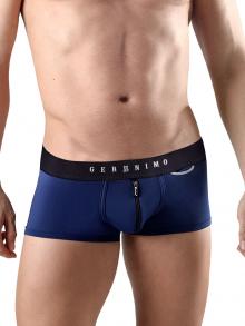 Boxers, Geronimo, Item number: 1766b1 Blue Zip Front Boxer
