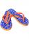 Geronimo Flip Flops, Item number: 1709f1 Blue Orange Flip Flop, Color: Blue, photo 1