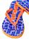Geronimo Flip Flops, Item number: 1709f1 Blue Orange Flip Flop, Color: Blue, photo 2
