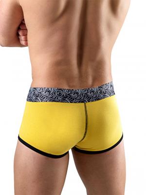 Geronimo Boxers, Item number: 1751b1 Yellow Boxer Trunk, Color: Yellow, photo 4