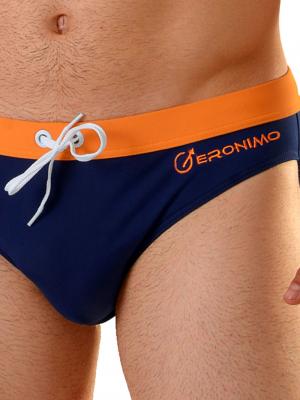 Geronimo Briefs, Item number: 1819s1 Navy Swimming Brief, Color: Blue, photo 3