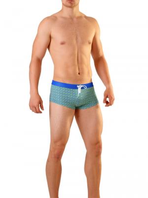 Geronimo Square Shorts, Item number: 1810b2 Blue Swim Hipster, Color: Blue, photo 2