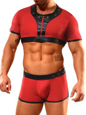 Geronimo Fetish, Item number: 1840t22 Fetish Half Tee Red, Color: Red, photo 1