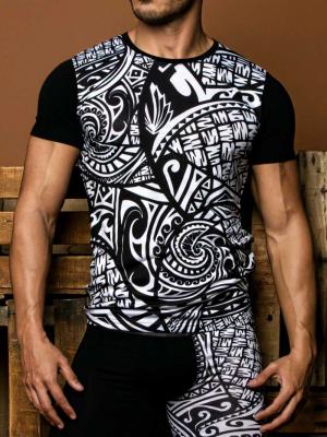 Geronimo T shirt, Item number: 1855t3 Tribal Black T-shirt, Color: Black, photo 1