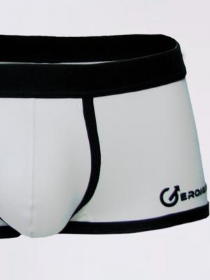 Geronimo Boxers, Item number: 1860b1 White Boxer Trunk, Color: White, photo 2