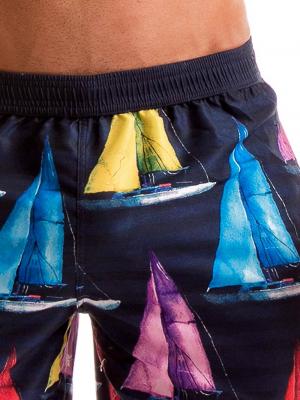 Geronimo Board Shorts, Item number: 1901p4 Yacht Boardshorts, Color: Multi, photo 5