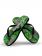 Geronimo Flip Flops, Item number: 1903f1 Green Shell Flip flops, Color: Green, photo 2
