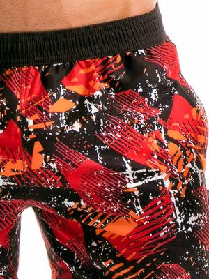 Geronimo Swim Shorts, Item number: 1914p1 Red Swim Short for men, Color: Red, photo 3