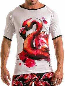 T shirts, Geronimo, Item number: 1914t5 White Flamingo T-shirt