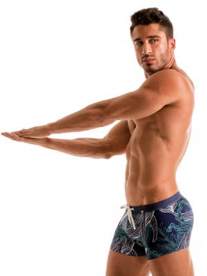Geronimo Boxers, Item number: 1902b1 Blue Whale Swim Trunk, Color: Blue, photo 4