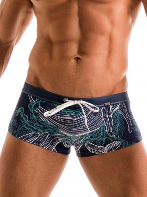 Geronimo Square Shorts, Item number: 1902b2 Blue Whale Hipster, Color: Blue, photo 1