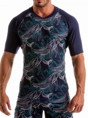 Geronimo T shirts, Item number: 1902t5 Blue Whale T-shirt, Color: Blue, photo 1