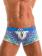 Geronimo Square Shorts, Item number: 1918b2 Coral Seaweed Hipster, Color: Blue, photo 1