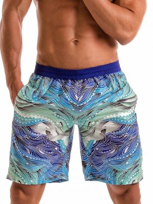 Geronimo Board Shorts, Item number: 1918p4 Blue Seaweed Surfshorts, Color: Blue, photo 1