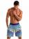 Geronimo Board Shorts, Item number: 1918p4 Blue Seaweed Surfshorts, Color: Blue, photo 2