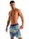 Geronimo Board Shorts, Item number: 1918p4 Blue Seaweed Surfshorts, Color: Blue, photo 4