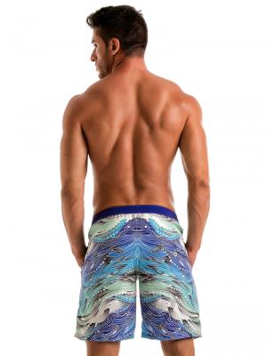 Geronimo Board Shorts, Item number: 1918p4 Blue Seaweed Surfshorts, Color: Blue, photo 6