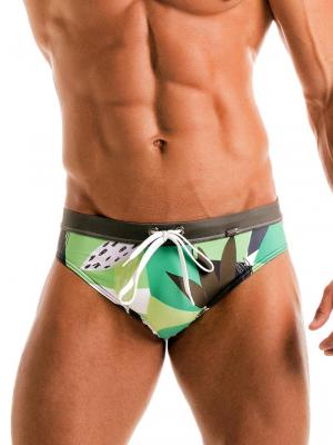 Geronimo Briefs, Item number: 1905s2 Green Swim Brief, Color: Green, photo 1