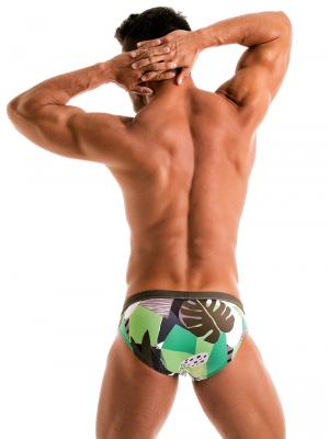 Geronimo Briefs, Item number: 1905s2 Green Swim Brief, Color: Green, photo 6