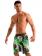Geronimo Board Shorts, Item number: 1905p4 Green Surf Boardshorts, Color: Green, photo 4
