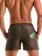 Geronimo Swim Shorts, Item number: 1905p1 Brown Swimming shorts, Color: Brown, photo 4