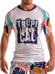T shirts, Geronimo, Item number: 1905t5 Purple Tropical T-shirt