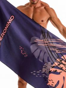 Beach Towels, Geronimo, Item number: 1905x1 Purple Tropical Beach Towel