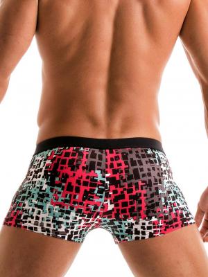 Geronimo Boxers, Item number: 1907b1 Red Splatter Swim Trunk, Color: Red, photo 5